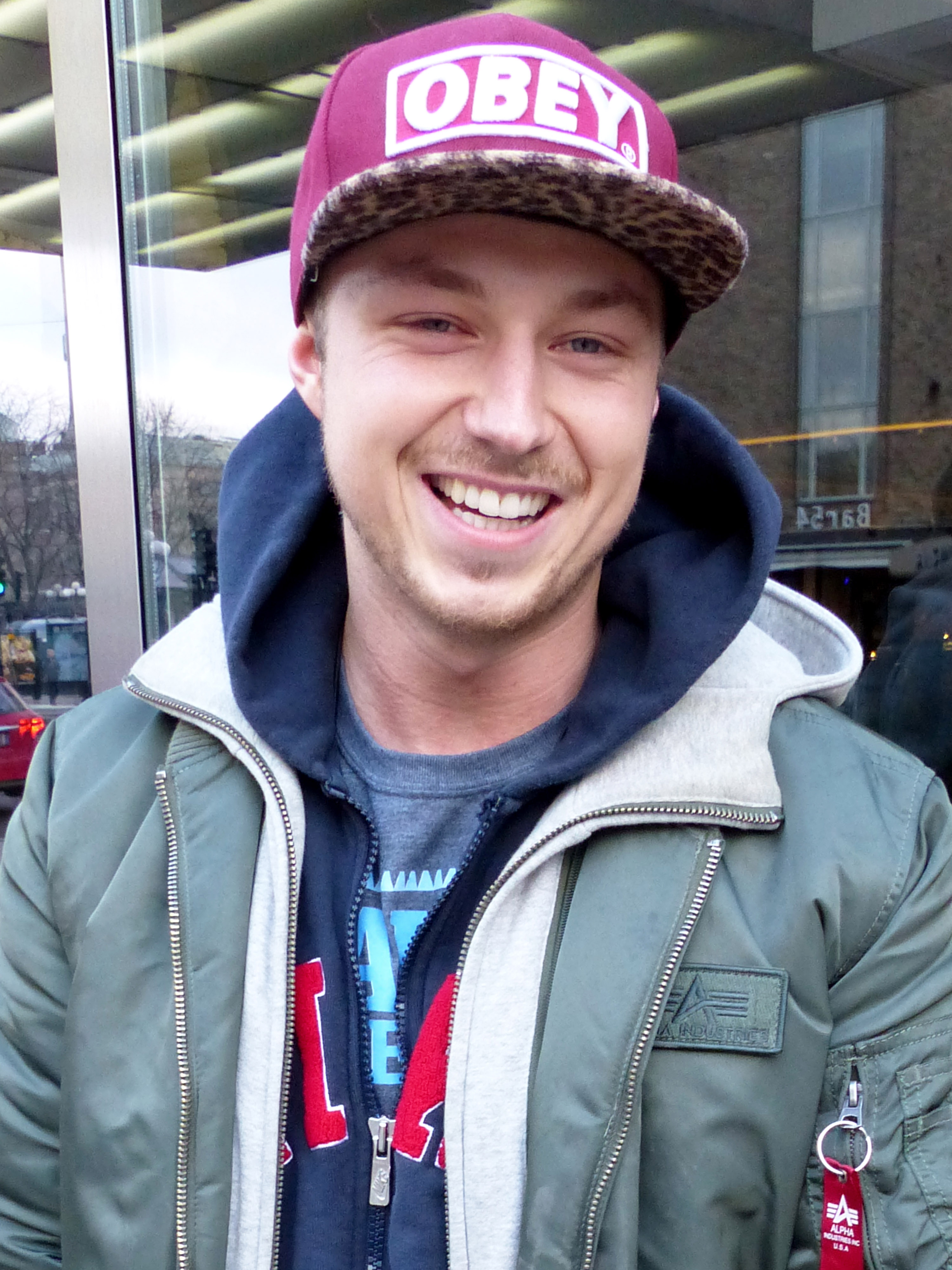 Viktor Hadestrand, 22, student från Göteborg och Bromma.
